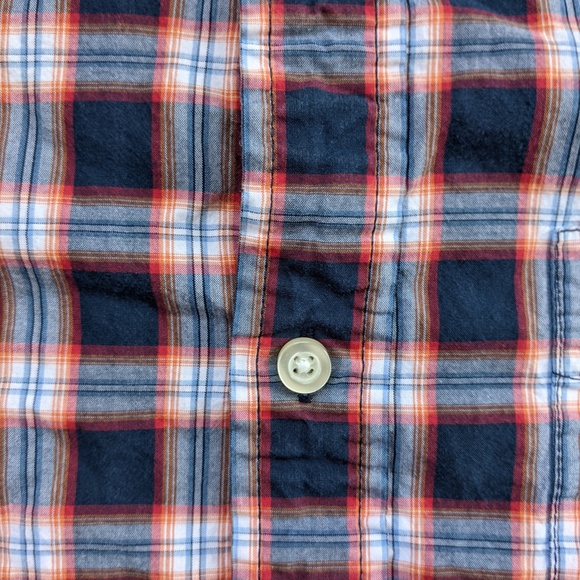 Tommy Hilfiger Button Up Shirt Custom Fit Plaid - Picture 2 of 11